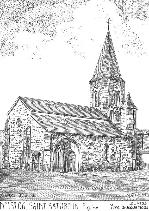 N 15206 - ST SATURNIN - église